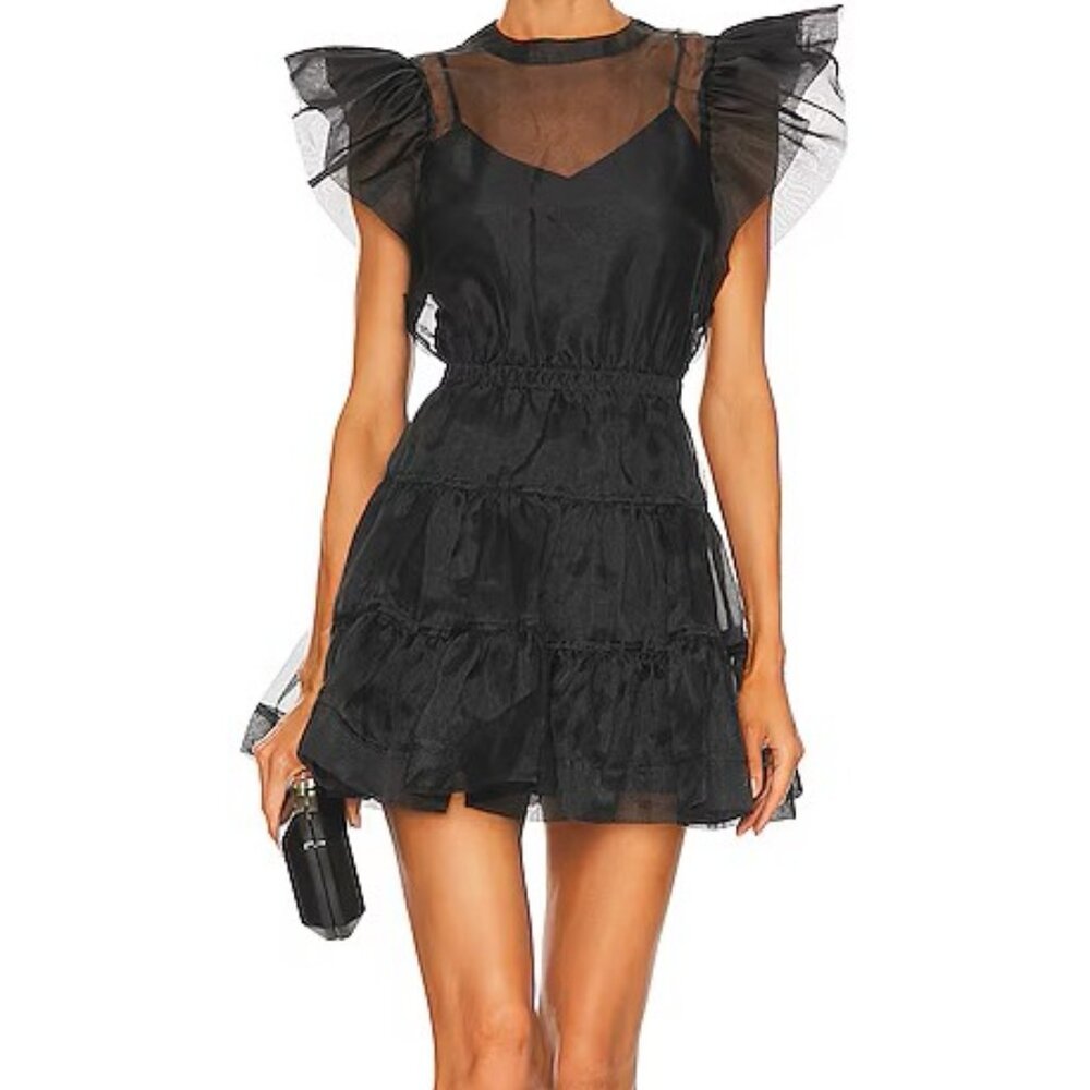 NWT Simkhai Monique Ruffle Dress